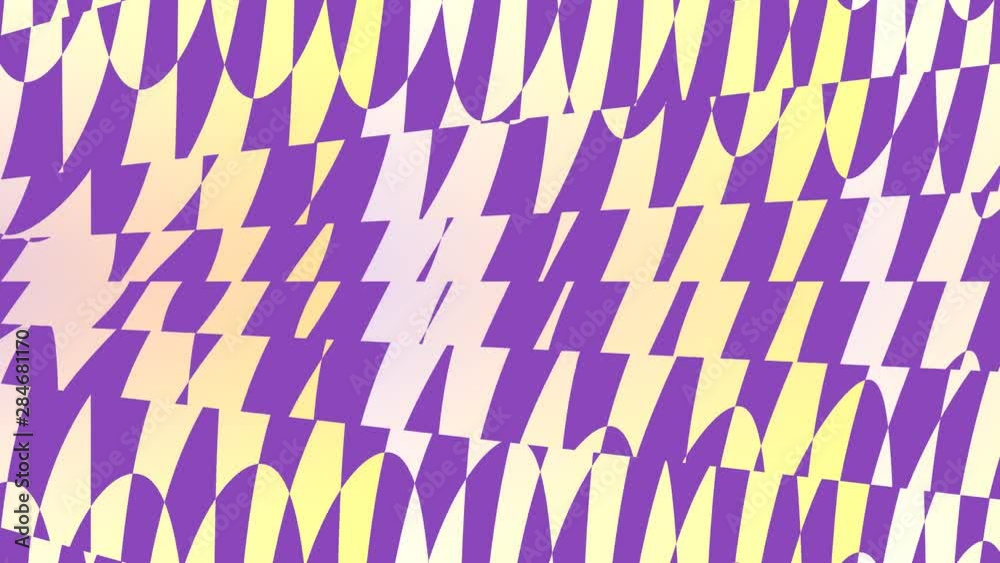 Hard Pulsing Endless Loop of Abstract Geometric Pattern