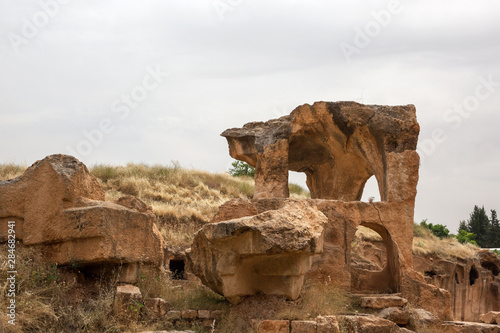 Ancient city of Dara in Mardin (Mesopotamia), Turkey