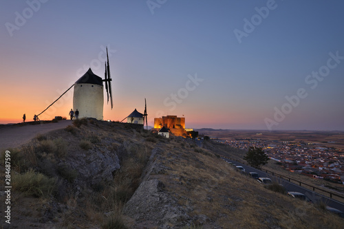 old Spanish wind mills Don Quijote