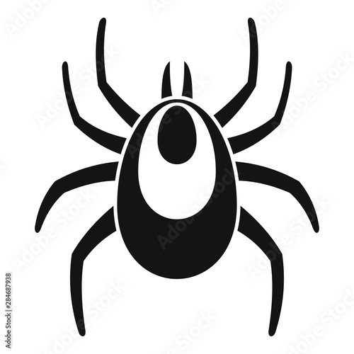 Infection mite icon. Simple illustration of infection mite vector icon for web design isolated on white background