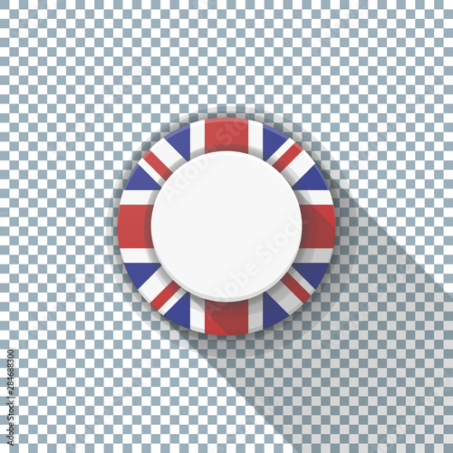 United Kingdom Shield application adaptive icon illustration