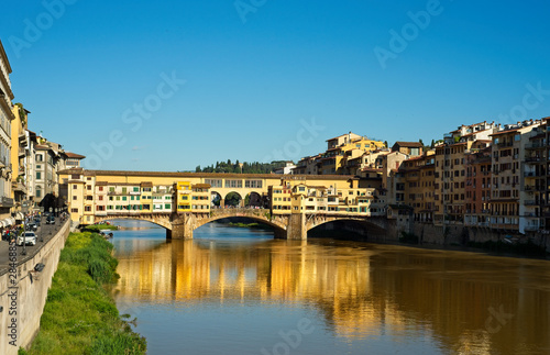 Golden reflections of the Ponte Vecchio