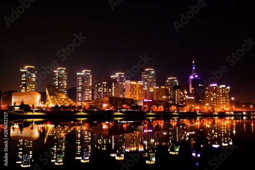 the night view of Daejeon, South Korea