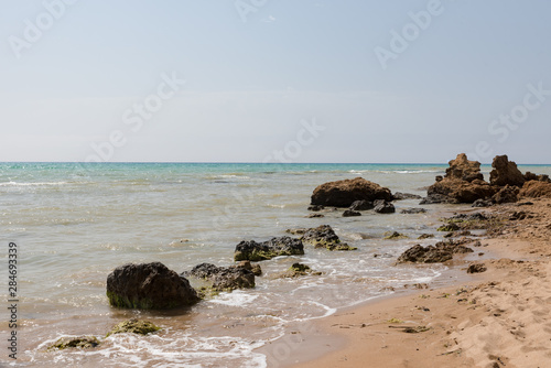 Shore of Sicily beach