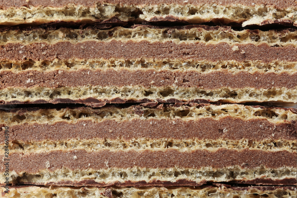 Closeup view of tasty wafer sticks as background. Sweet food Closeup view of tasty wafer sticks as background. Sweet food
