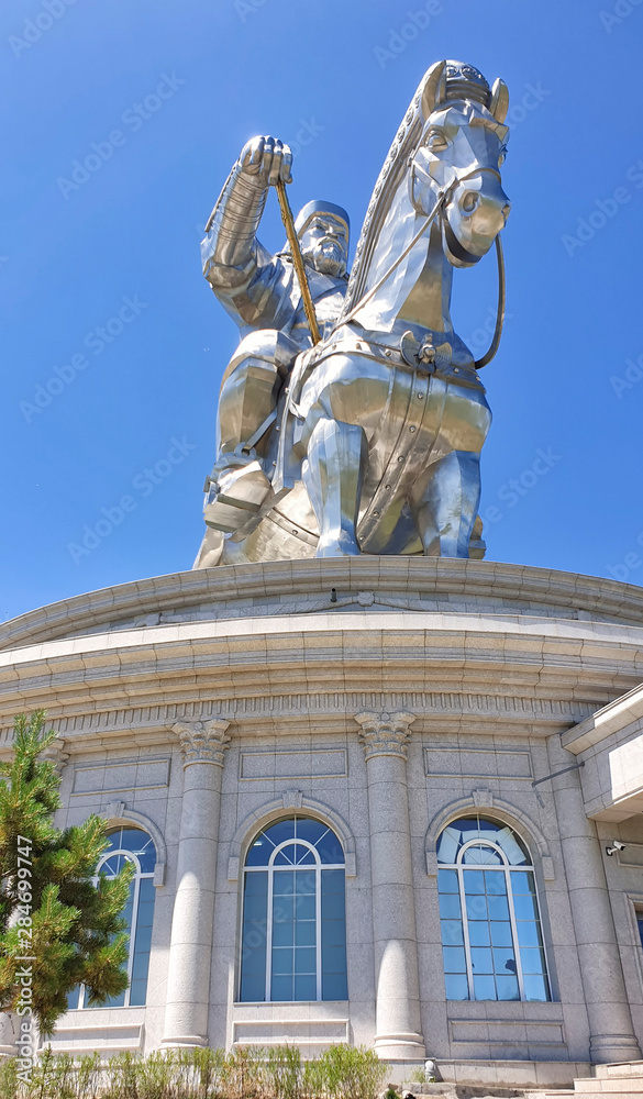 9th July, 2019: Genghis Khan Equestrian Statue, Ulaanbaatar, Mongolia