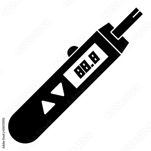 Modern glucometer icon. Simple illustration of modern glucometer vector icon for web design isolated on white background