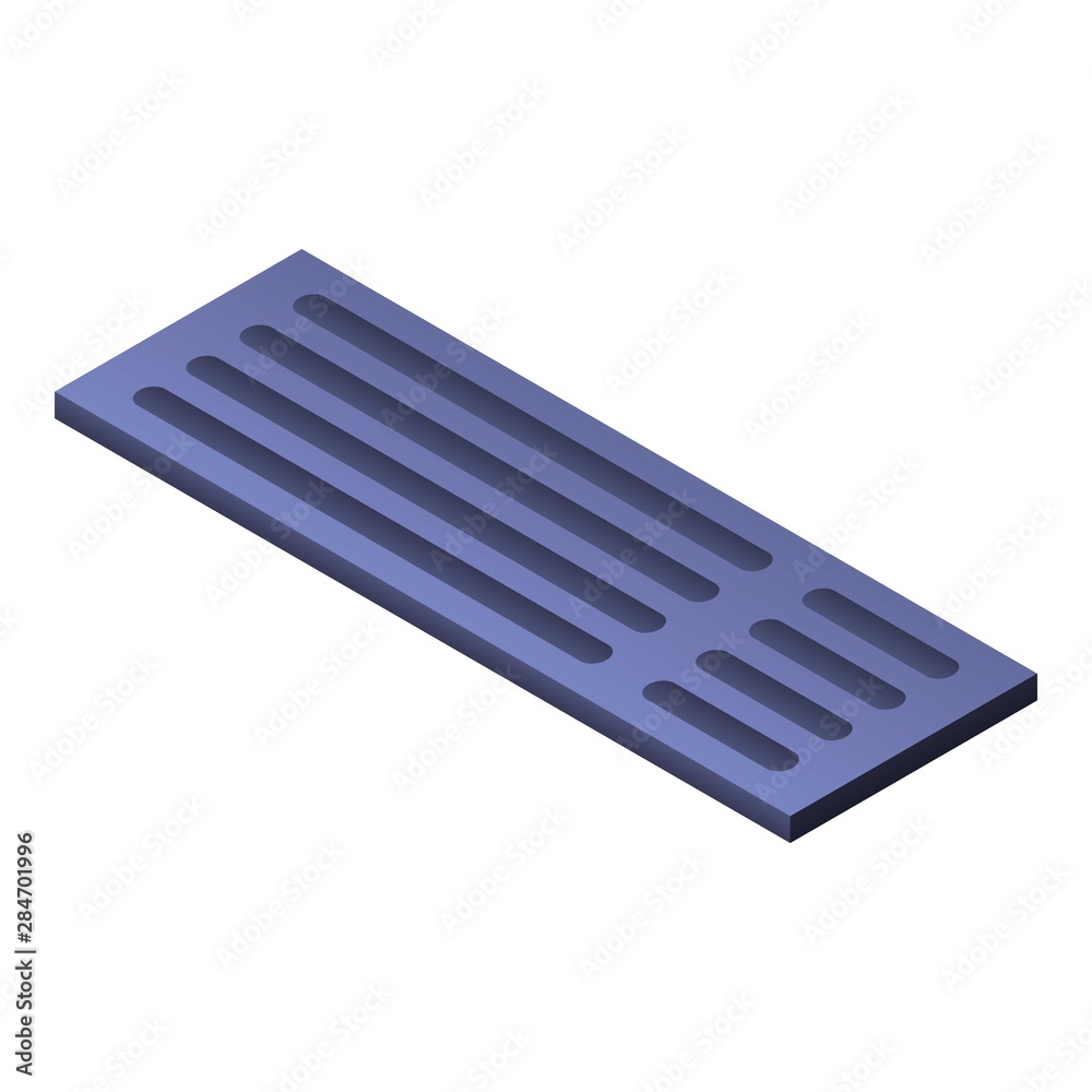 Keyboard icon. Isometric of keyboard vector icon for web design isolated on white background Keyboard icon. Isometric of keyboard vector icon for web design isolated on white background