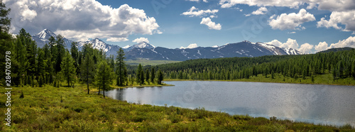 Ulagan lake Cicely, Altai, Russia, June