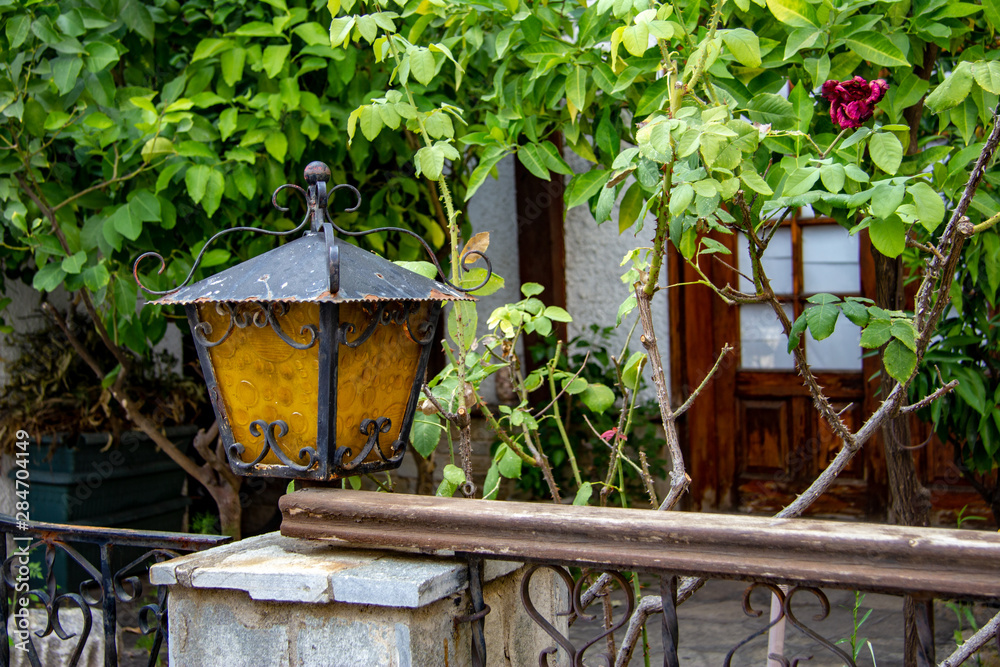 lantern in garden lantern in garden