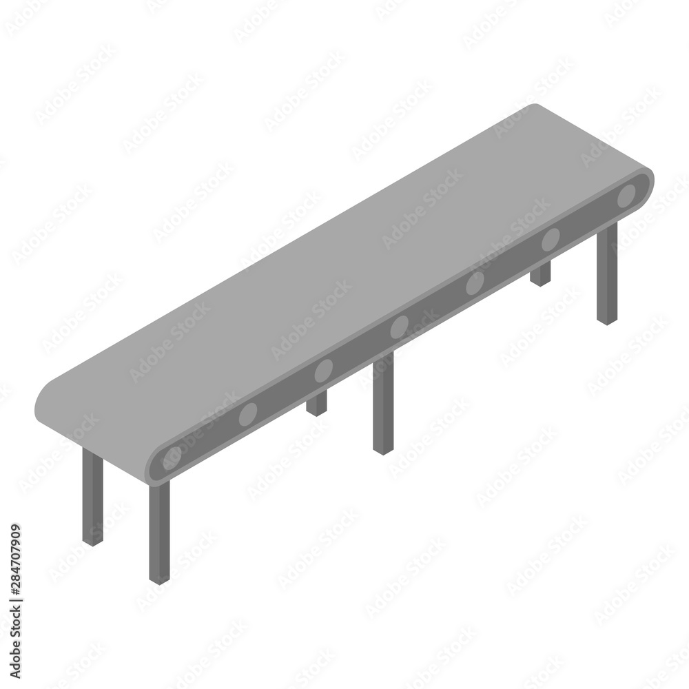 Factory line icon. Isometric of factory line vector icon for web design isolated on white background Factory line icon. Isometric of factory line vector icon for web design isolated on white background