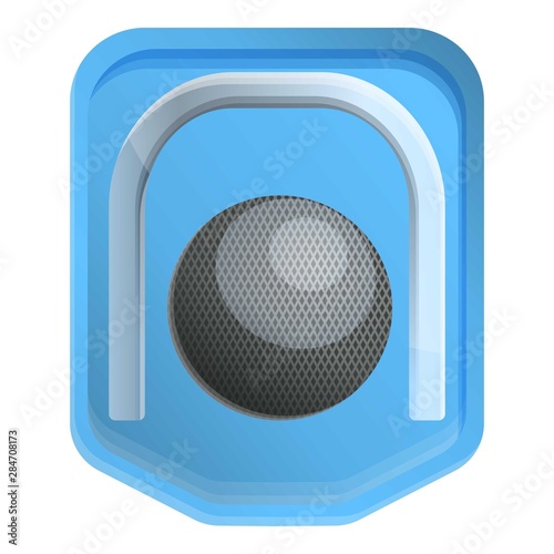 Croquet gate icon. Cartoon of croquet gate vector icon for web design isolated on white background