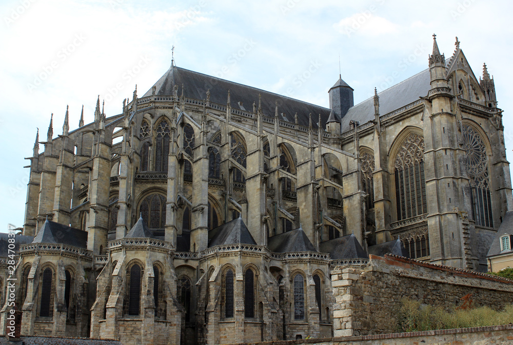 cathédrale de la ville du Mans /  FRANCE