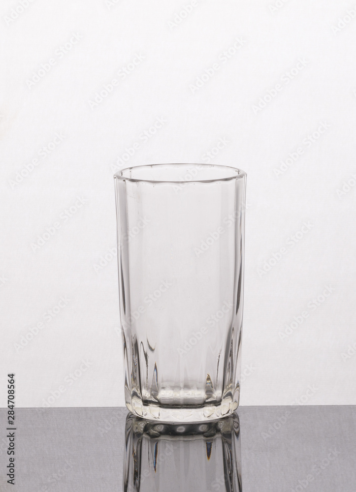 empty glass isolated on white background empty glass isolated on white background