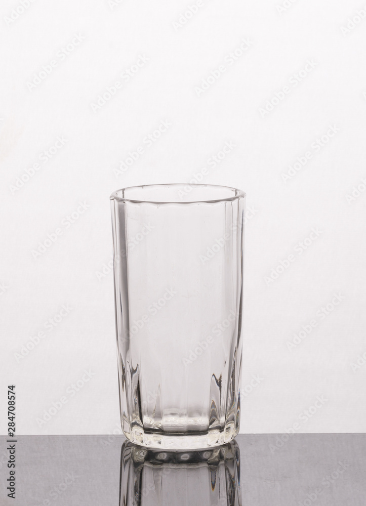 empty glass isolated on white background empty glass isolated on white background