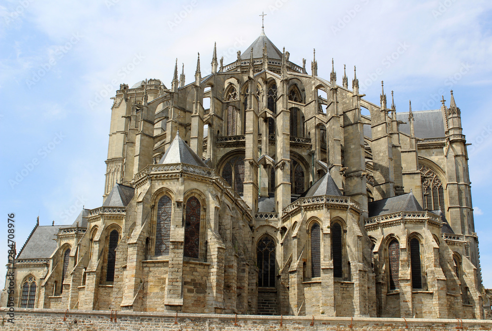 cathédrale de la ville du Mans /  FRANCE