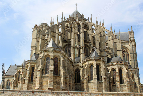 cathédrale de la ville du Mans /  FRANCE
