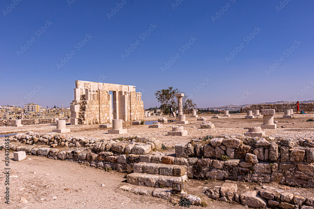 Temple of Hercules in Amman Citadel