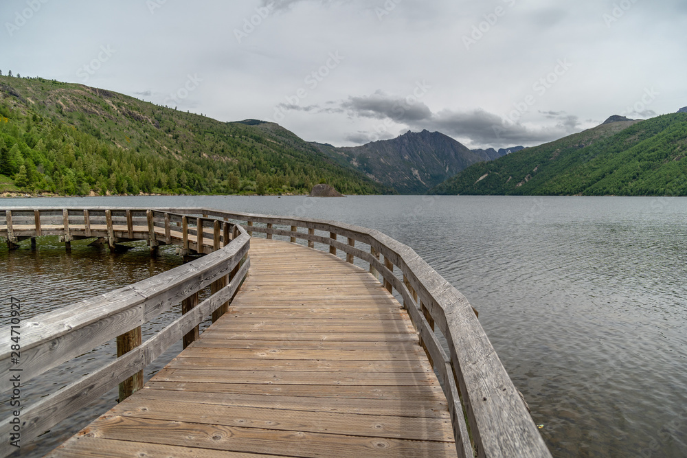 bridge over the lake