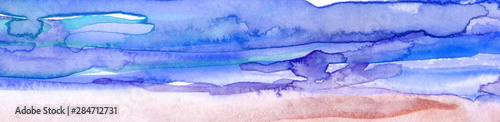 Hand Drawn Abstract Watercolor Background