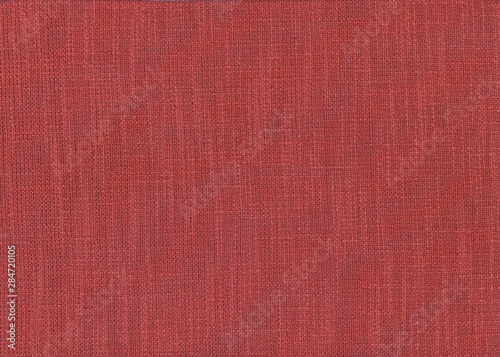 Deep Red Colored Fabric Background in Good Condition