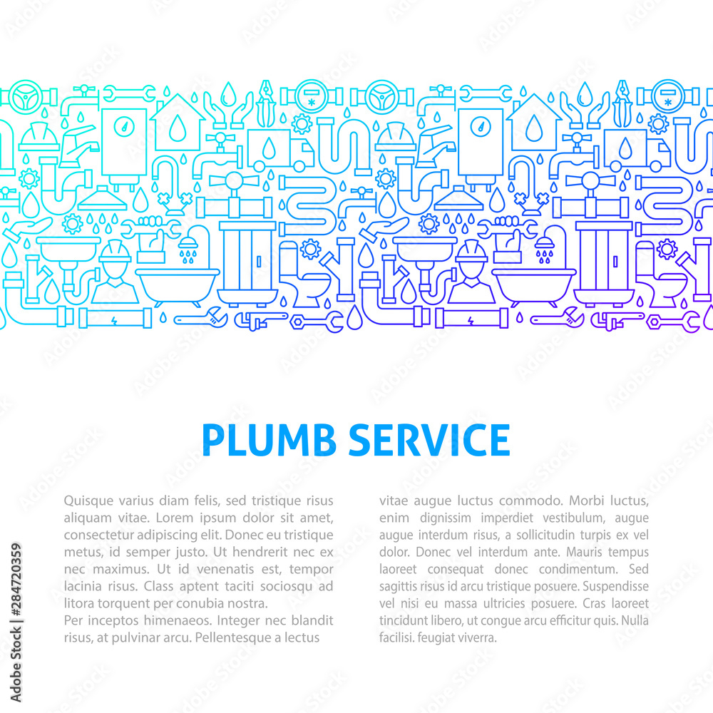 Plumb Service Line Design Template