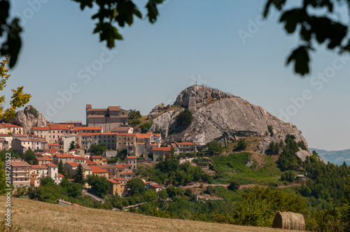 Pietrabbondante, Isernia, Molise.  It is an Italian town of 732 inhabitants in the province of Isernia in Molise, famous for the Samnite Sanctuary. photo