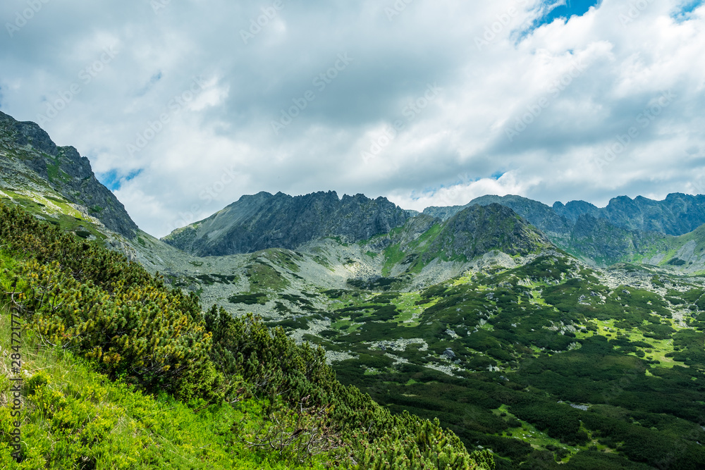 Fototapeta premium In the High Tatras Slovakia side of Mountains