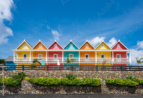   Views around Curacao a small Caribbean island