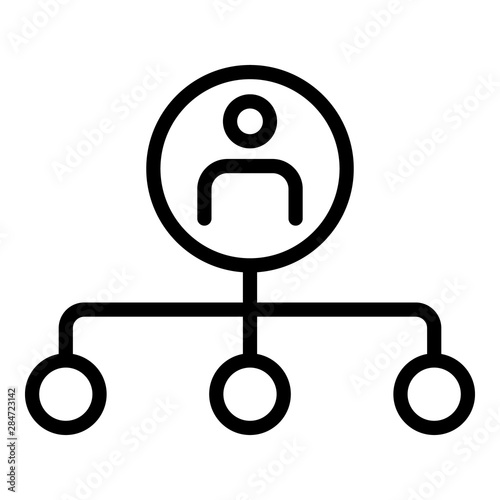 Human abilities icon. Outline human abilities vector icon for web design isolated on white background