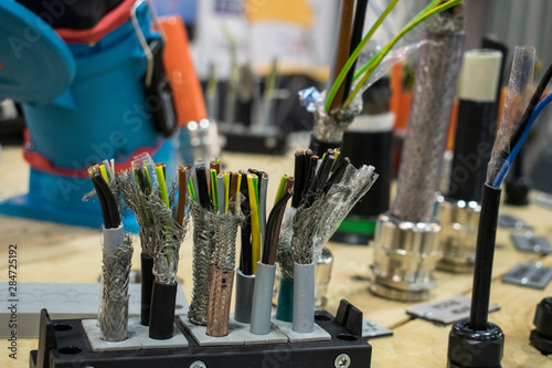 Electronic equipmentand cables photo