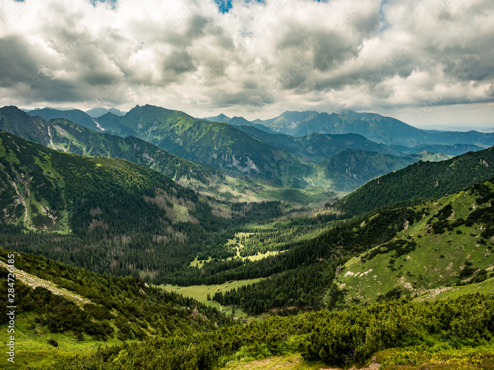 Fototapeta premium In the High Tatras Slovakia side of Mountains