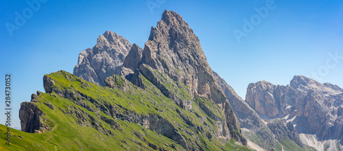 panorama sur les crêtes d'une montagne dans les alpes italiennes  © Olivier Tabary
