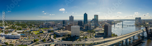 Aerial panorama Jacksonville in the morning © Felix Mizioznikov