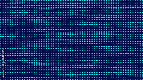 Abstract glitch background. Vector particle pattern. Corrupted code.