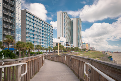 Myrtle Beach South Carolina boardwalk long exposure photo © Felix Mizioznikov