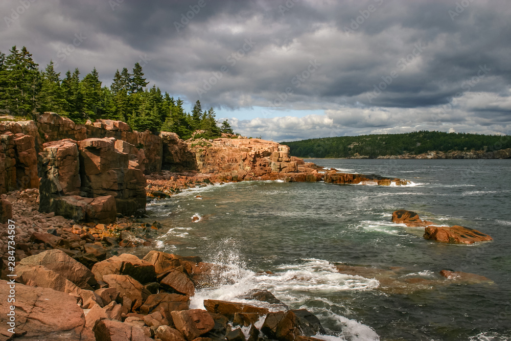 Rocky Seashore, Acadia National Park, Maine.