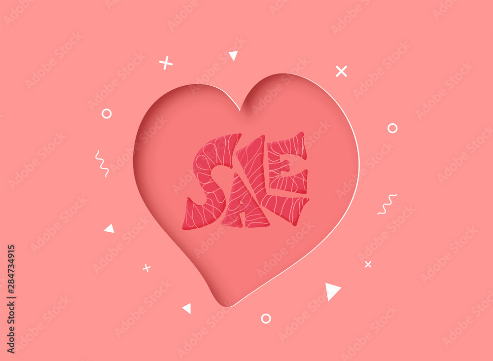 Sale banner. Vector card with stylized text. Sale banner. Vector card with stylized text.