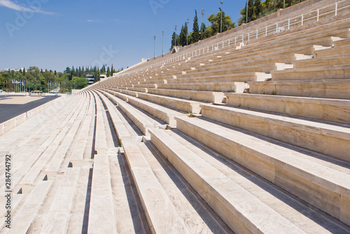 Seating area in the Panathenaic Stadium