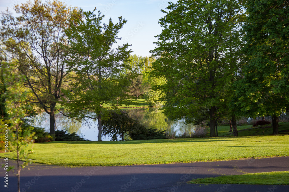 Gentle Pond at Ithaca College Entrance Gentle Pond at Ithaca College Entrance