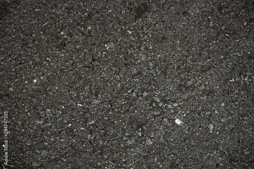 Texture of asphalt, gray color, background