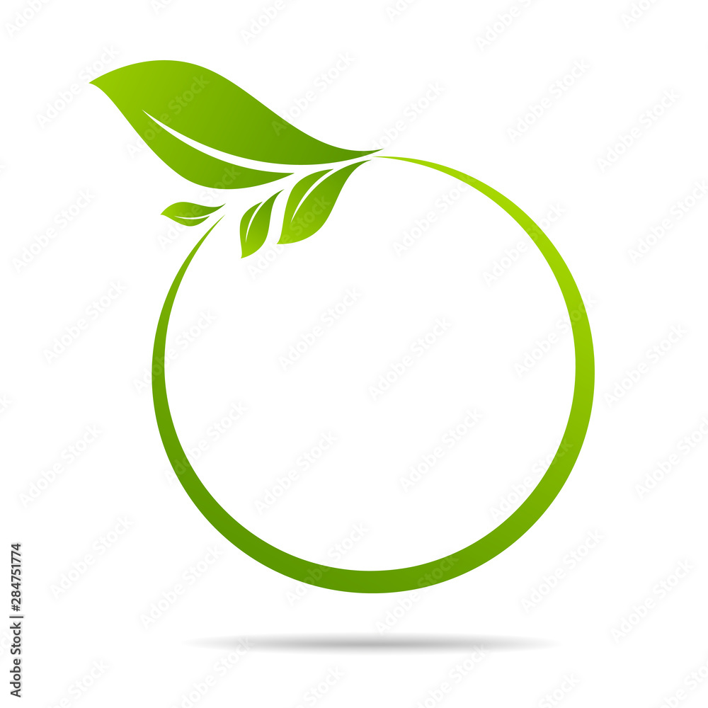 Ecology, organic with leafs eco style. Business concepts to protect nature Ecology, organic with leafs eco style. Business concepts to protect nature