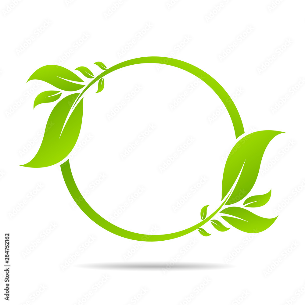 Ecology, organic with leafs eco style. Business concepts to protect nature Ecology, organic with leafs eco style. Business concepts to protect nature