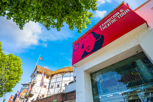 Konstfotografi hakespeare's Globe Theatre in London, UK