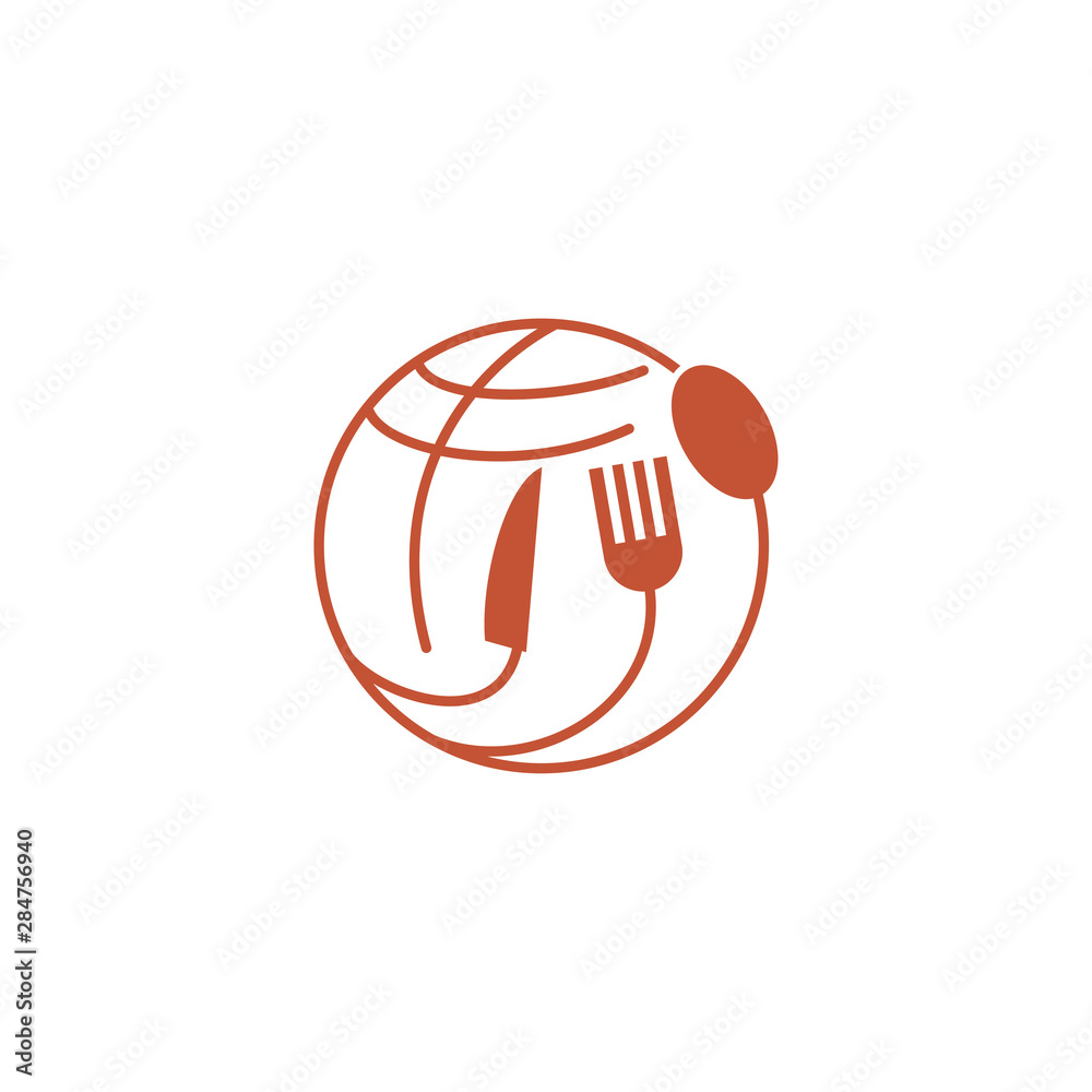 Restaurant Service Abstract Logo Template Symbol Icon Restaurant Service Abstract Logo Template Symbol Icon
