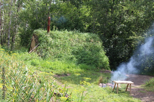 Burdei House, Ukrainian Cultural Heritage Village, Alberta photo