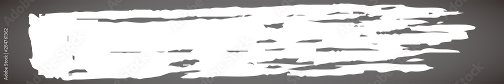 Illustration of a long white thick brushstroke Illustration of a long white thick brushstroke