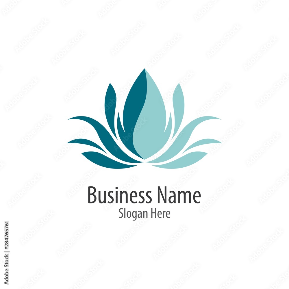 Fototapeta premium Beauty flower logo illustration