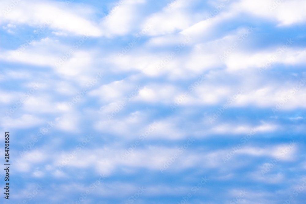 blue sky and white clouds