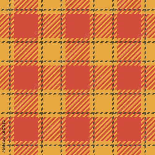 Tartan Fall Seamless Pattern Plaid